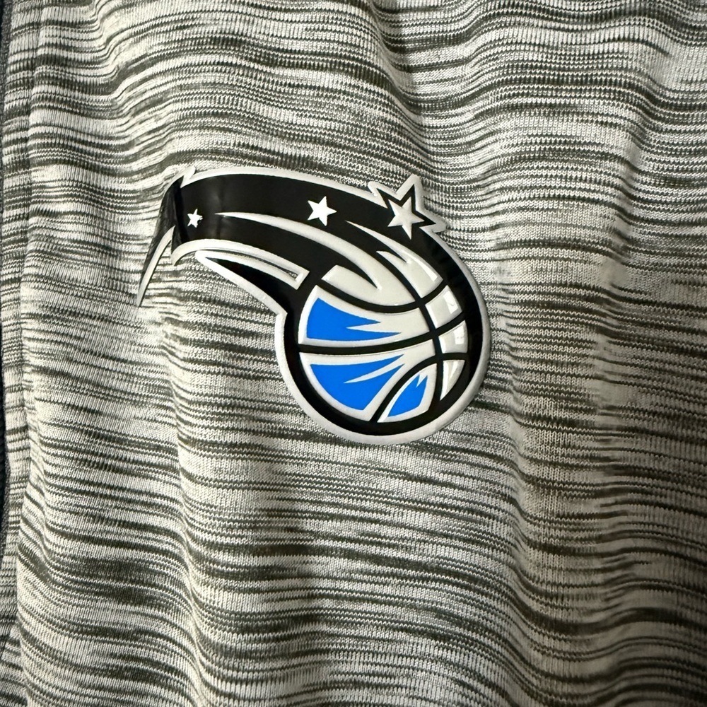 Orlando Magic Basketball Antigua Full-Zip Jacket L Grey and Blue - Picture 7 of 11